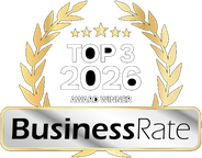 BusinessRate Top 3 2026 award winner