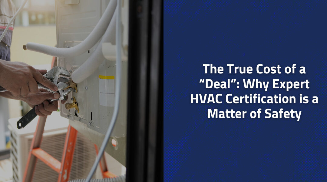 The True Cost of a “Deal”: Why Expert HVAC Certification is a Matter of Safety